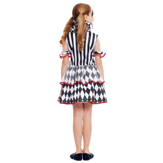 Déguisement Arlequin Sanglant Losanges fille