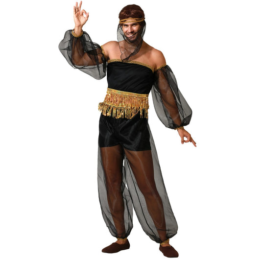 Déguisement de Danseur Arabe Noir pour homme