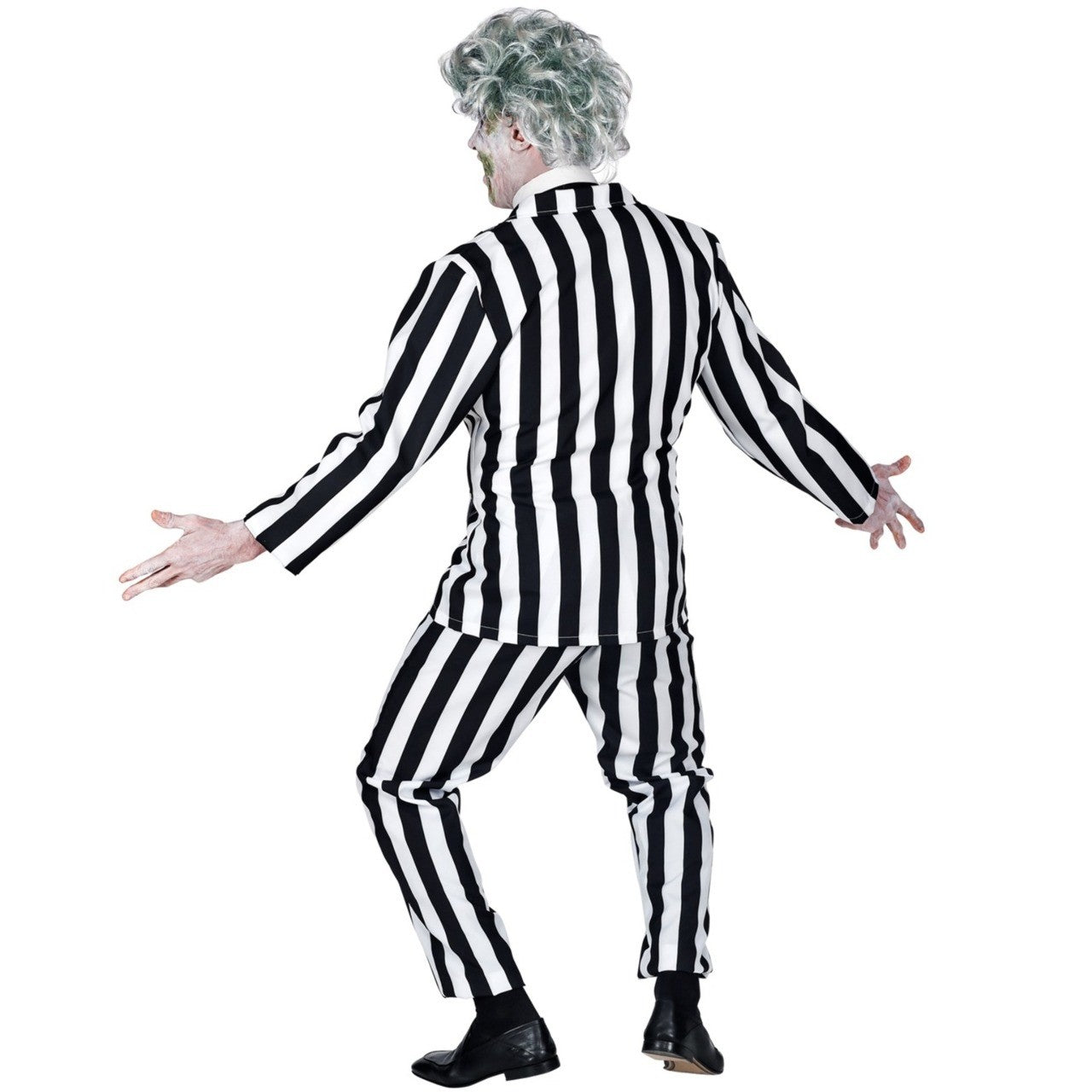 Déguisement de Fantôme Beetlejuice rayé pour homme