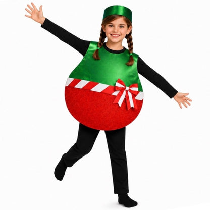 Déguisement Boule de Noël Nœud enfant