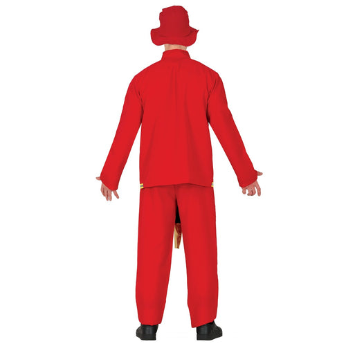 My Other Me Déguisement de pompier rouge pour femme avec robe et chapeau taille S. Parfait pour allumer la fête avec style et courage
