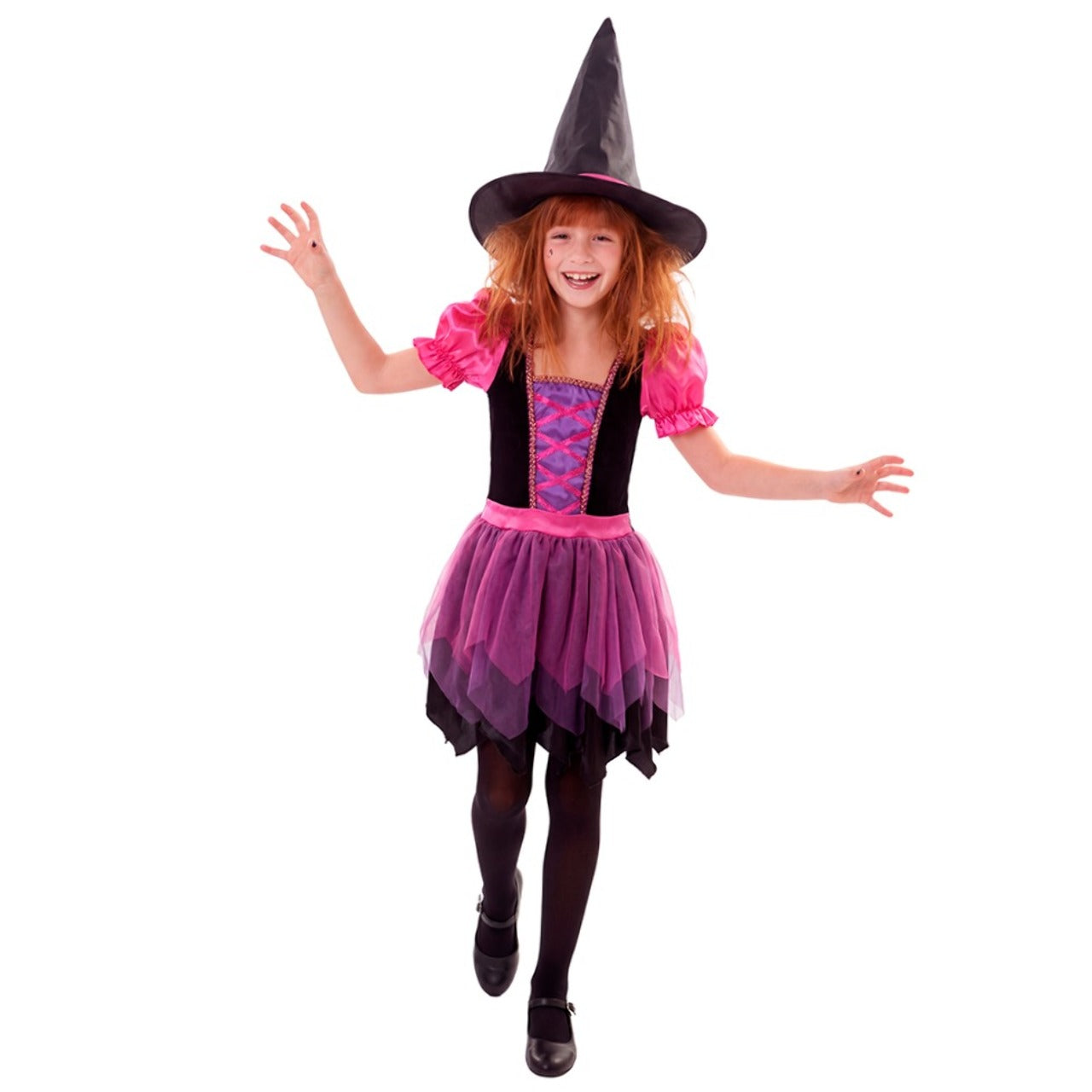 Déguisement de Sorcière Fuchsia pour fille