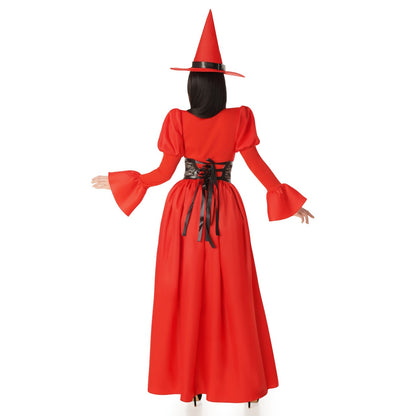 Déguisement Sorcière Rouge Corset femme