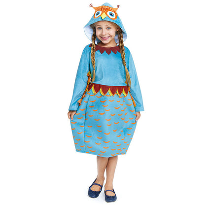 Robe de costume de hibou pour fille