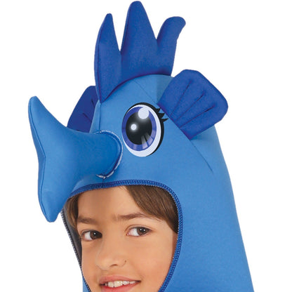 Déguisement hippocampe bleu enfant garçon