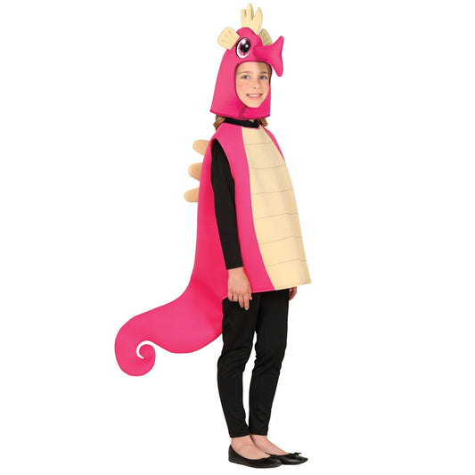 Déguisement hippocampe rose enfant