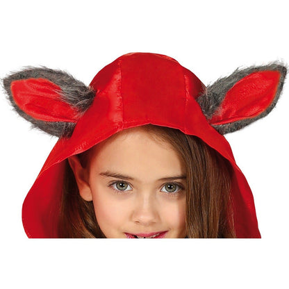 Déguisement de Petit Chaperon Rouge avec Oreilles pour fille