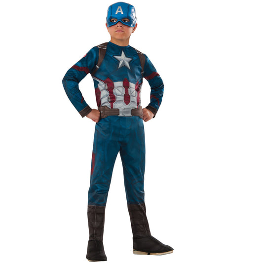 Déguisement Captain America™ Luxe enfant