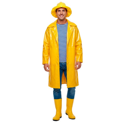 Déguisement Capitaine Pêcheur Jaune adulte