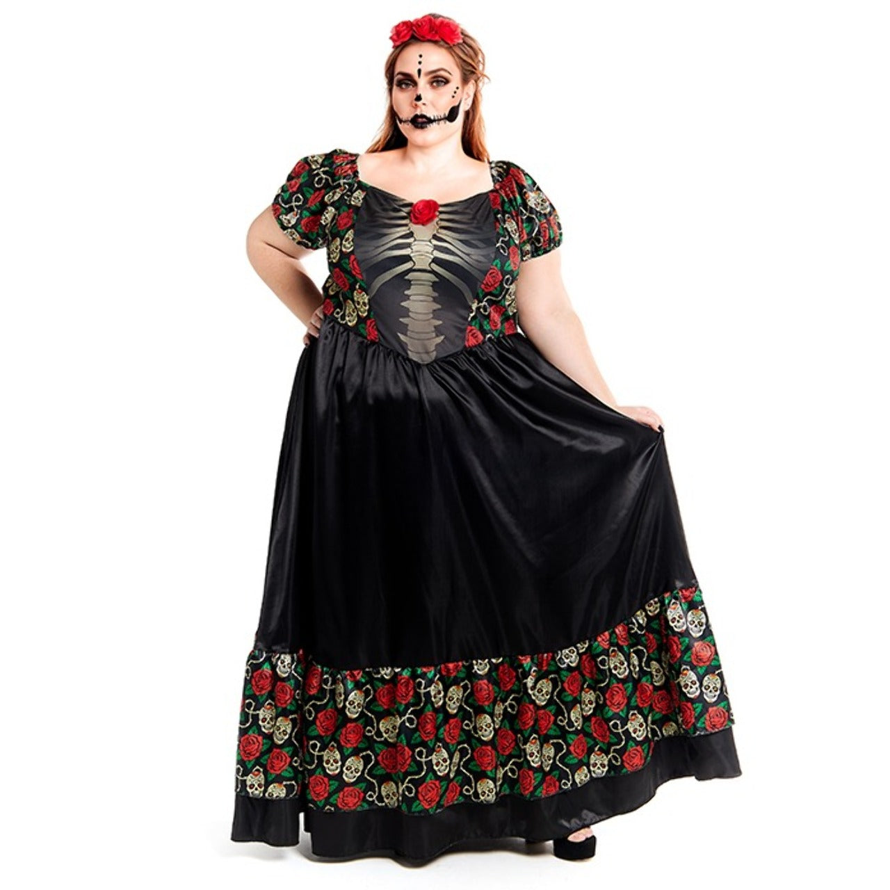 Déguisement de Catrina Robe Plus pour femme 