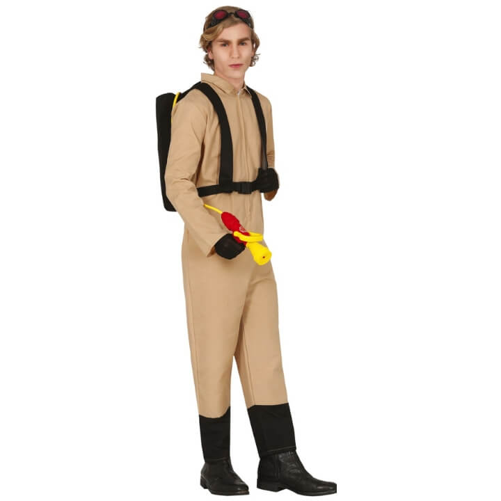 Déguisement SOS Fantômes Officiel Pour Adulte - Costume Complet Avec Sac à Dos Et Pistolet Gonflable