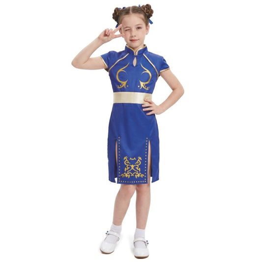 Déguisement de Chun-Li de Street Fighter pour fille