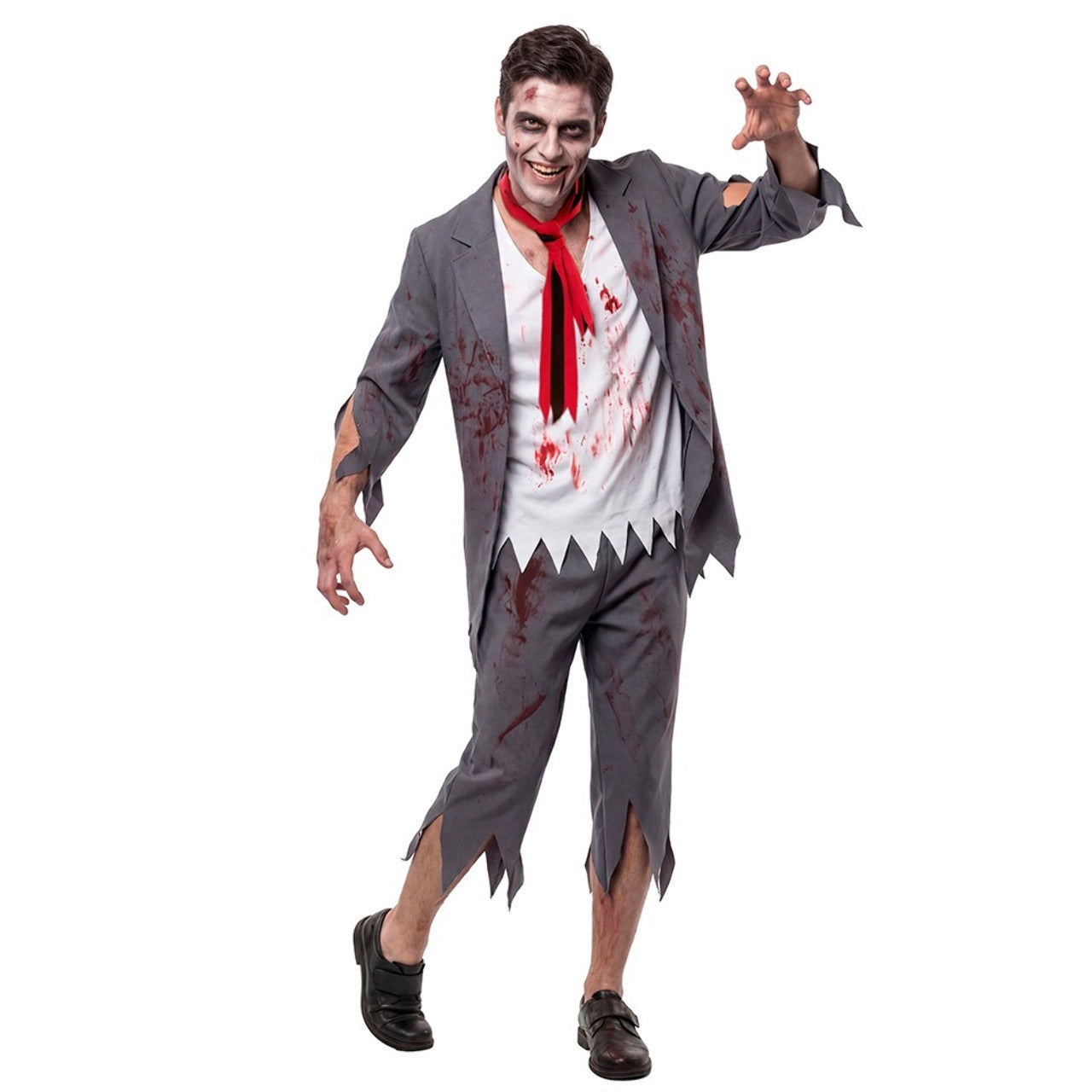 Déguisement Écolier Zombie avec Cravate homme