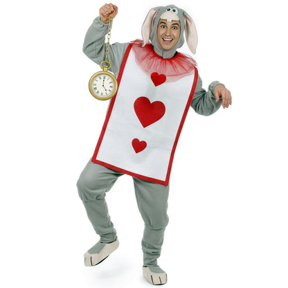 Déguisement Lapin Cœurs Alice adulte