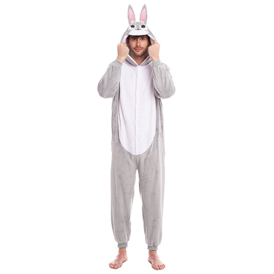 Déguisement de Lapin Gris adulte