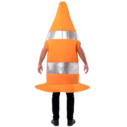 Déguisement Cône de Signalisation Orange adulte