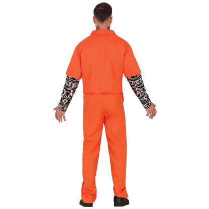 Déguisement de Convict Américain Tatoué pour adulte