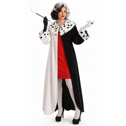 Déguisement Cruella Manteau femme