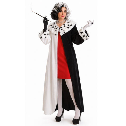 Déguisement Cruella Manteau femme