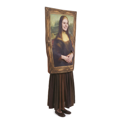 Déguisement de Tableau Mona Lisa pour adulte