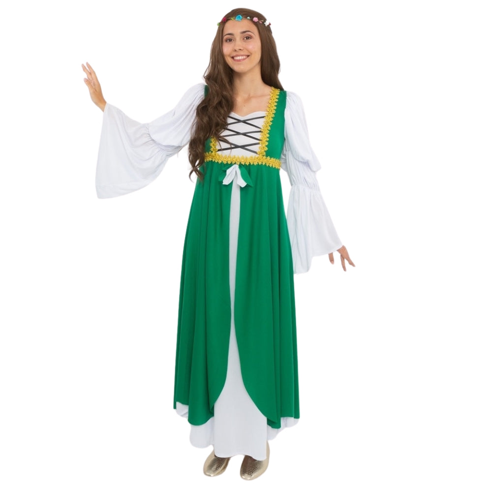 Costume médiéval de Lady Clarissa pour femme