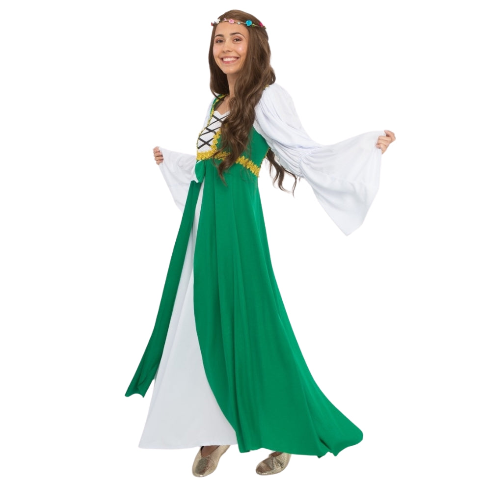 Costume médiéval de Lady Clarissa pour femme