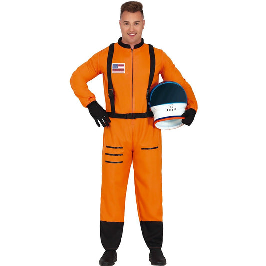 Déguisement Astronaute Orange adulte