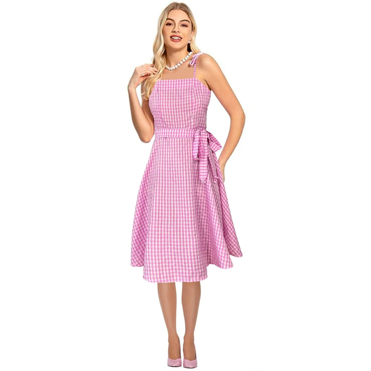 Déguisement Barbie Vichy femme