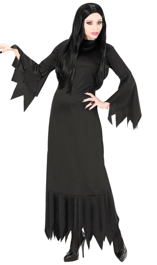 Déguisement Morticia Noir femme