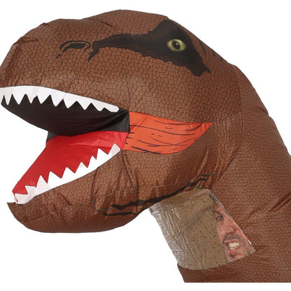 Costume de dinosaure gonflable T-Rex pour adultes