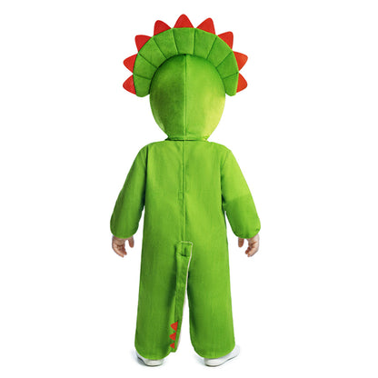 Déguisement Dinosaure Tricératops Vert bébé