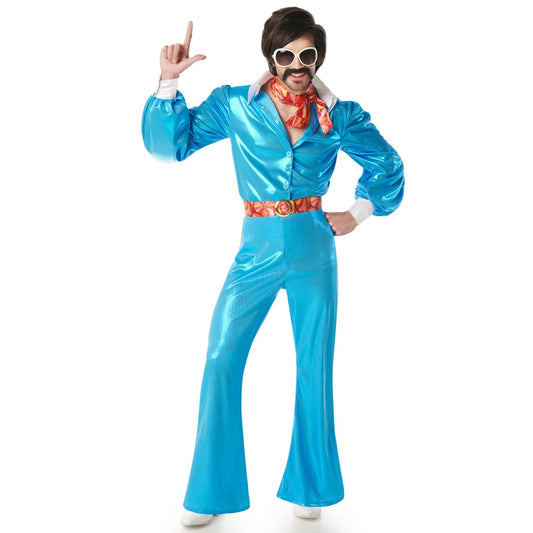 Déguisement Disco Floral Années 70 pour homme