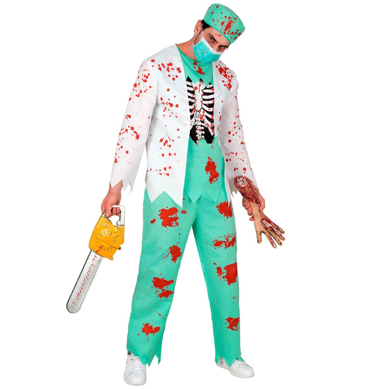 Déguisement de docteur zombie pour homme
