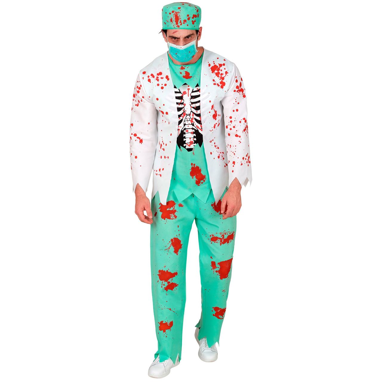 Déguisement de docteur zombie pour homme