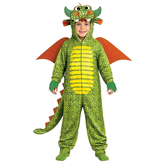 Déguisement Dragon Vert Ailes enfant