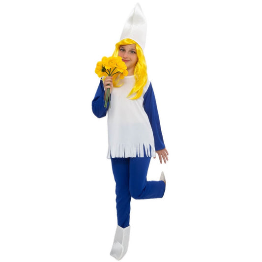 Déguisement Naine Bleue Chaussons pour fille