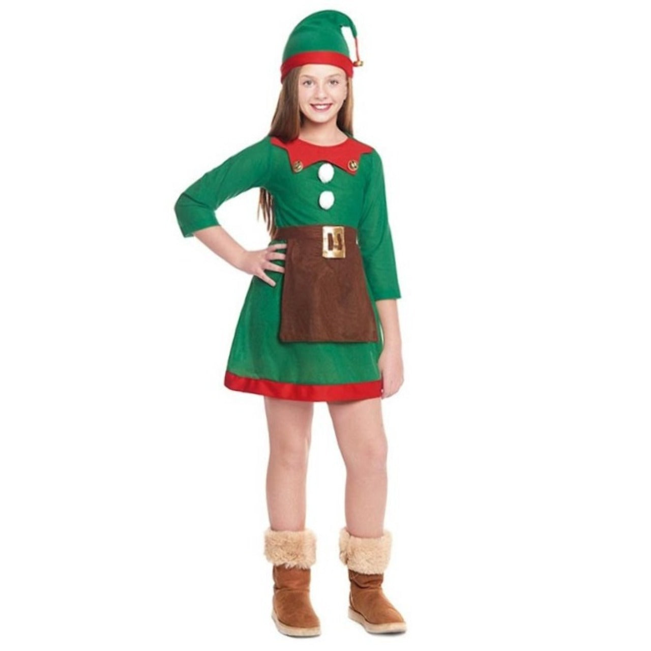 Déguisement de Lutin de Noël fille