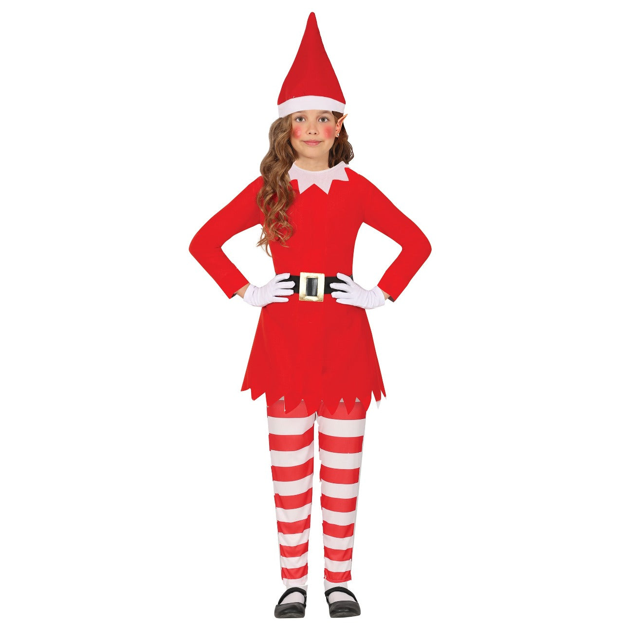 Déguisement de Lutine de Noël espiègle pour fille