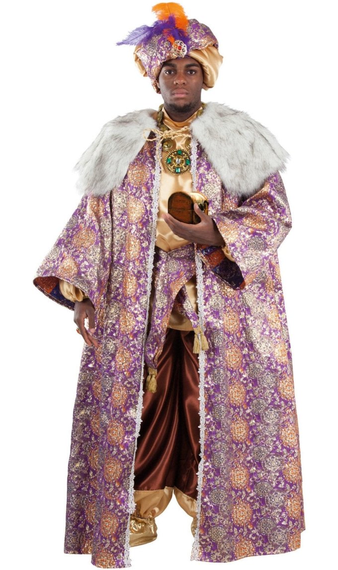 Déguisements de couple Roi Balthazar & Page Royal