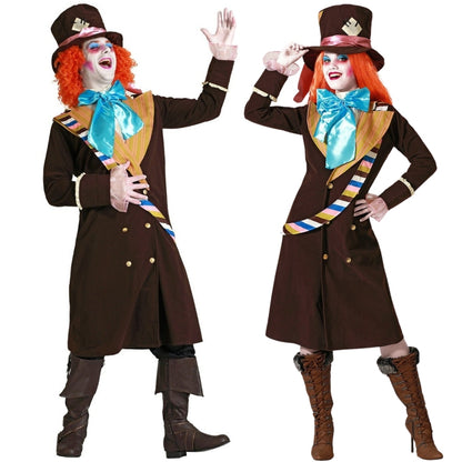 Déguisements de couple Chapeliers avec Manteau