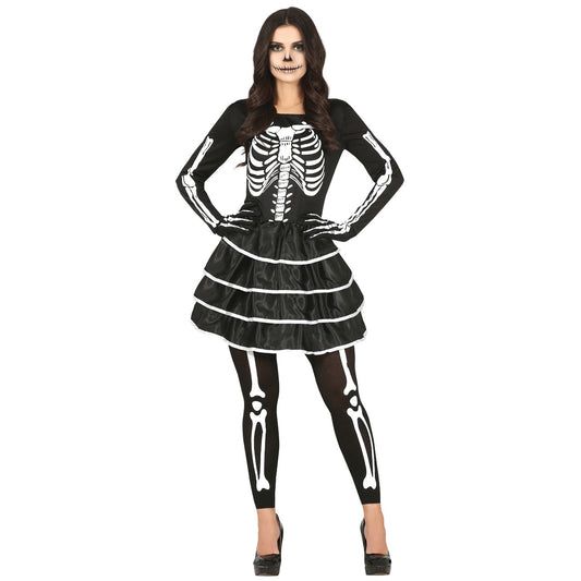 Déguisement de Squelette Robe pour femme