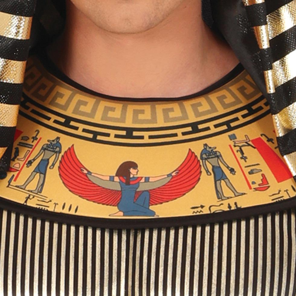 Costume de pharaon égyptien doré pour homme