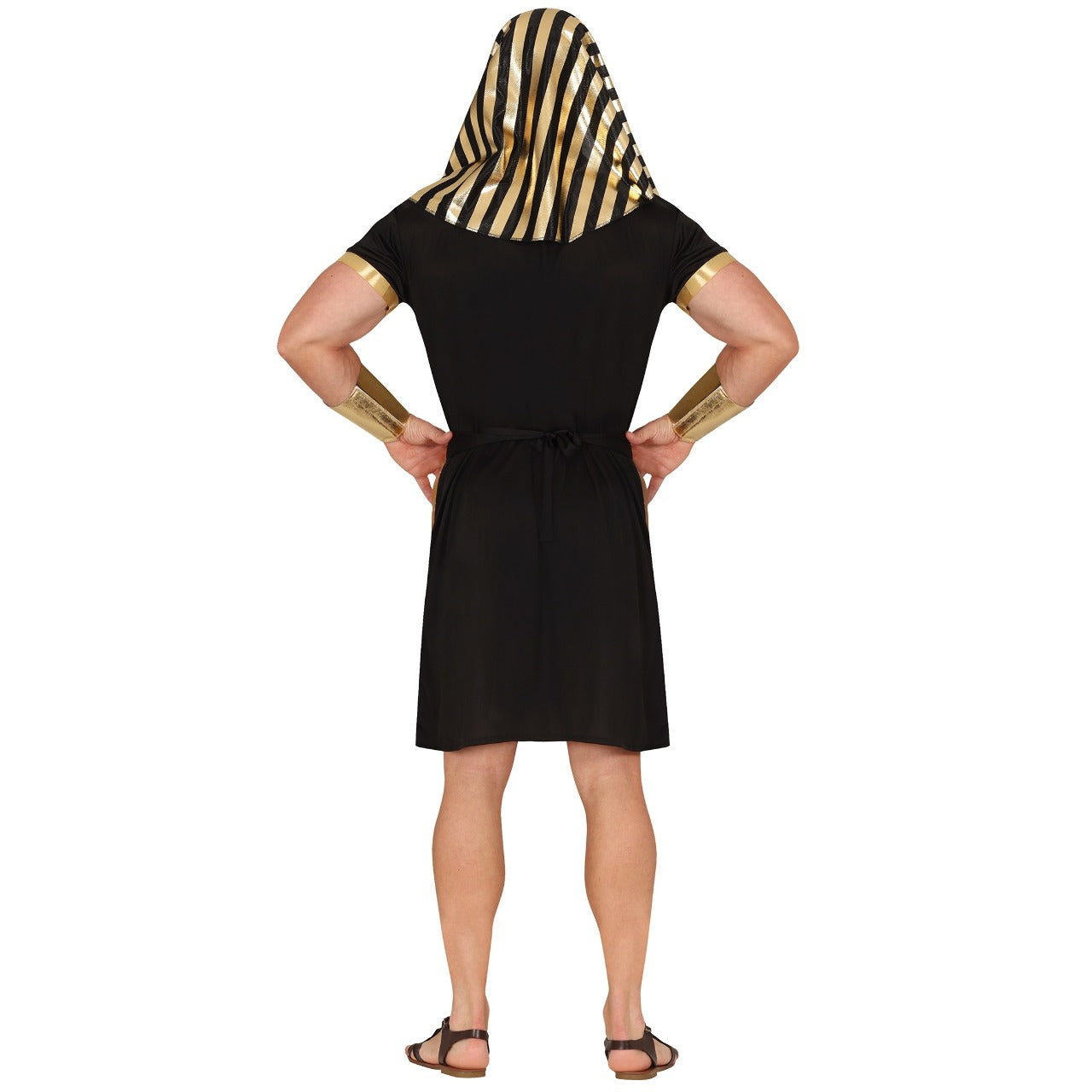 Costume de pharaon égyptien doré pour homme