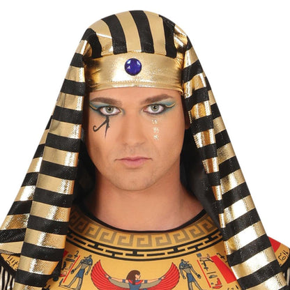 Costume de pharaon égyptien doré pour homme