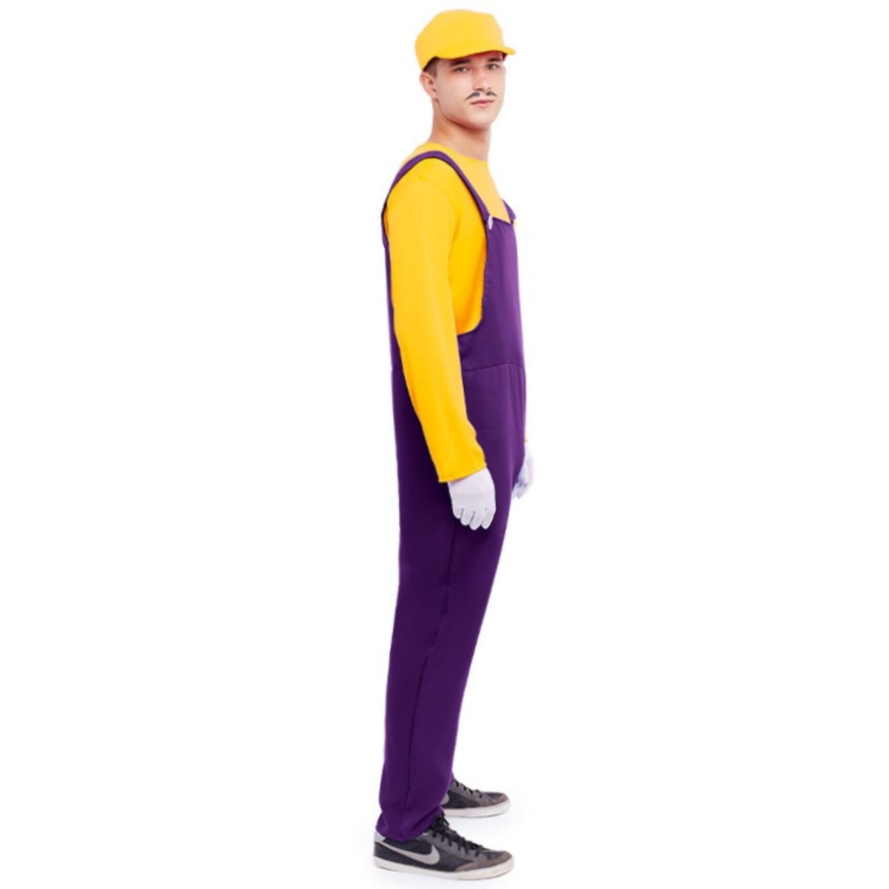 Costume de méchant plombier Wario pour adultes