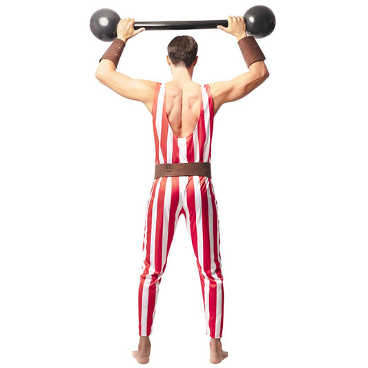 Déguisement d'Homme Costaud Rayé pour adulte