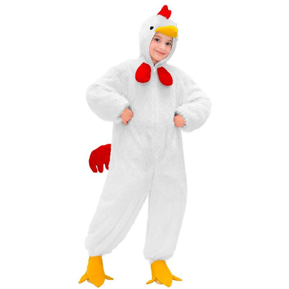 Déguisement de coq en peluche adulte