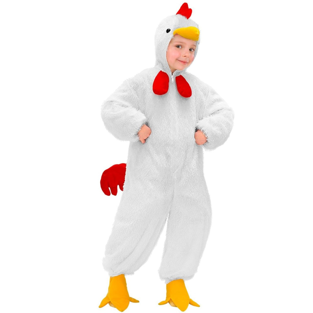 Déguisement de coq en peluche adulte