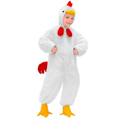 Déguisement de coq en peluche adulte