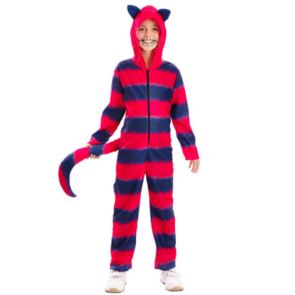 Déguisement du Chat du Cheshire à Rayures pour enfant